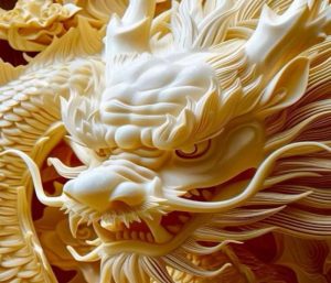 Hình ảnh đầu rồng 3D